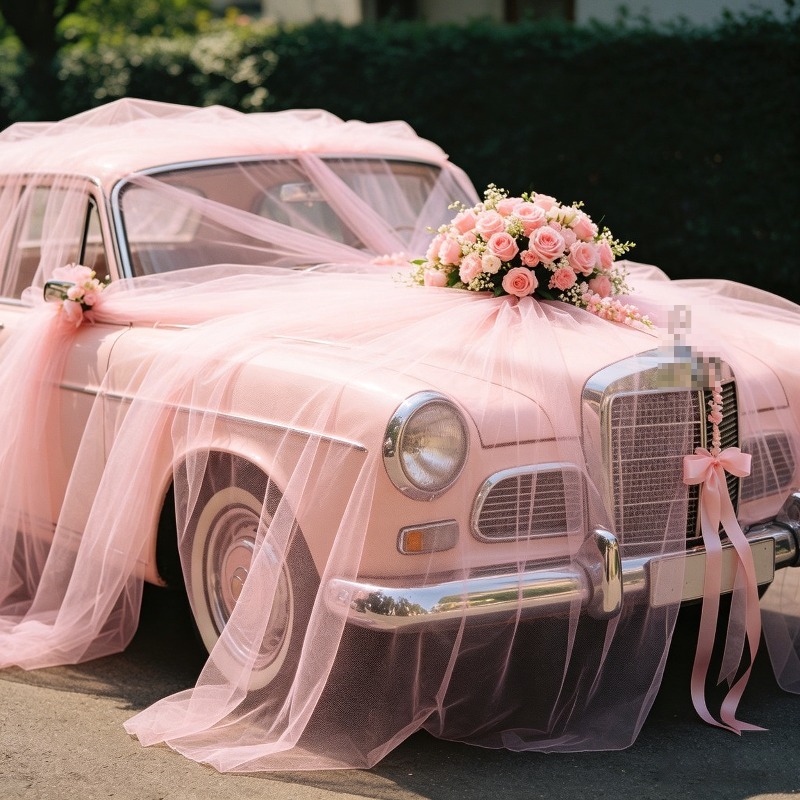 Wedding Balloon Arch - ライトピンクのシアーチュール天井ドレープ、透明メッシュスワッグカーテン、結婚式、婚約、誕生日パーティー、ステージ、テーブル、バルーンアーチ用