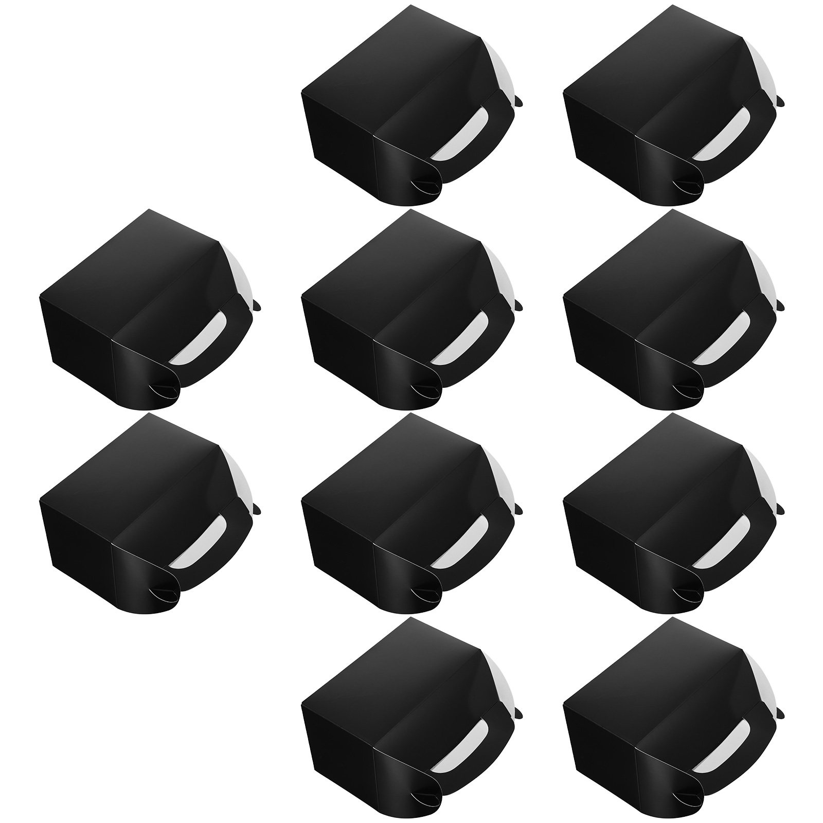 Wedding Favor Box - 10 個の段ボールケーキボックス健康安全多機能ハンドルボックス結婚式の記念品パーティーのお菓子ビスケット包装プレゼントボックス