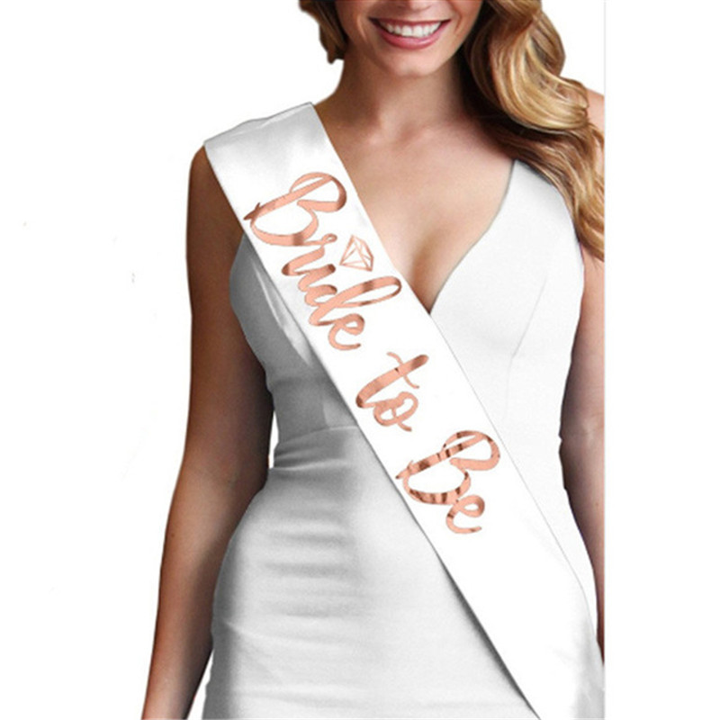 1個入り 花嫁候補またはママ候補用サテンサッシュ バチェロレ - Bride Tribe Sash のレビューと価格