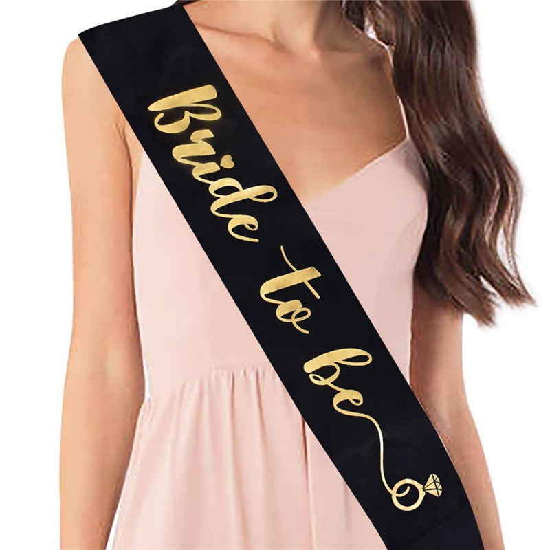 1個入り 花嫁候補またはママ候補用サテンサッシュ バチェロレ - Bride Tribe Sash のレビューと価格