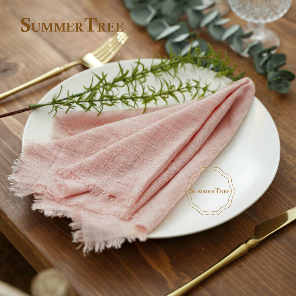 ナプキン綿ガーゼ42x42cm,レトロ,カントリースタイル, - Wedding Supply Rentals のレビューと価格