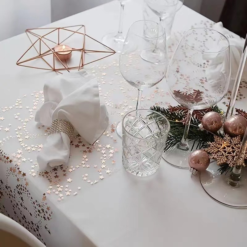 パーティーテーブルランナー ポリエステル繊維 スパークルメタ - Table Runner Sequin のレビューと価格