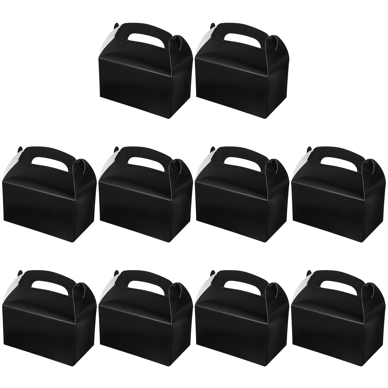 10 個の段ボールケーキボックス健康安全多機能ハンドルボック - Wedding Favor Box のレビューと価格