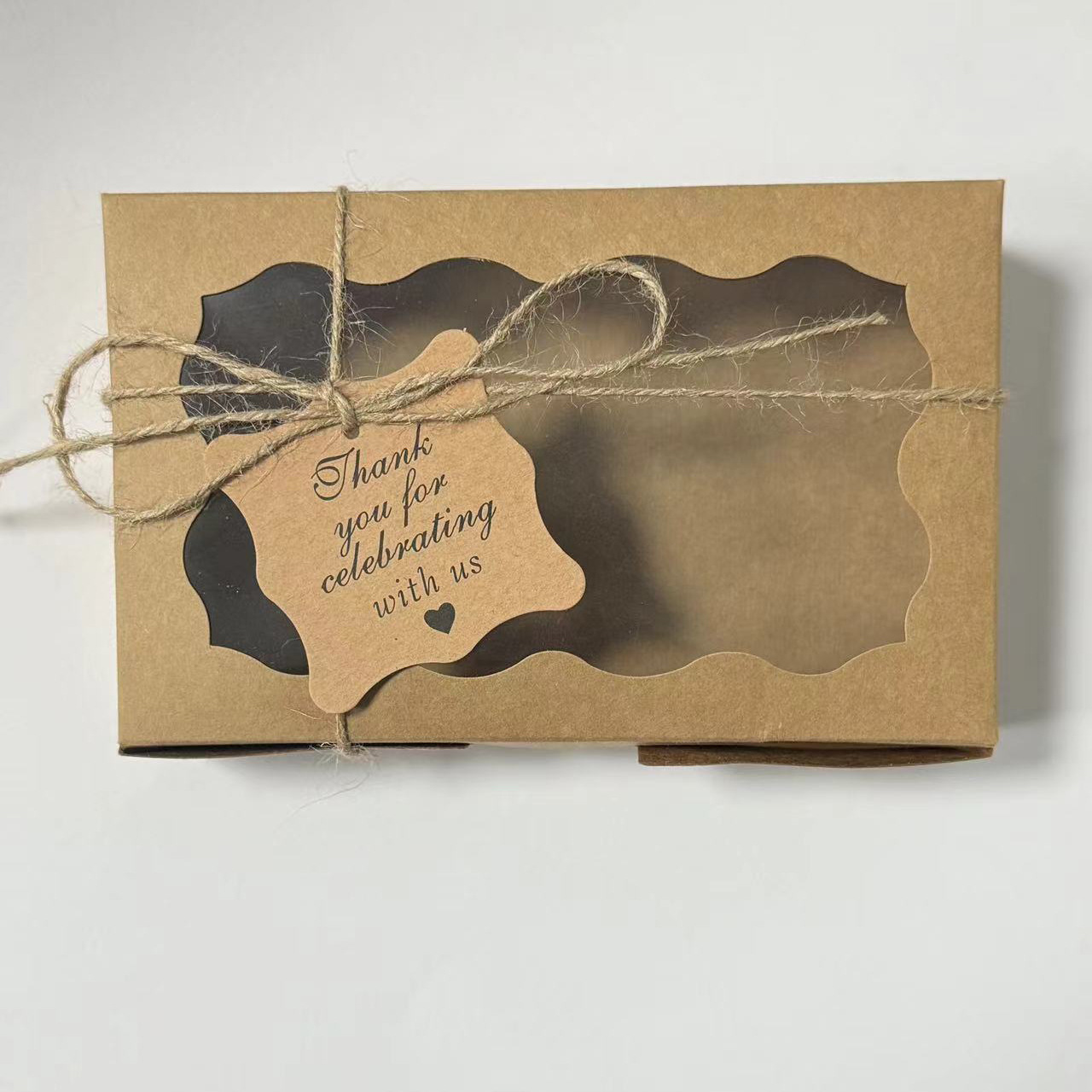 10/30/50 個クラフト紙ケーキキャンディボックス長方形 - Wedding Favor Box のレビューと価格
