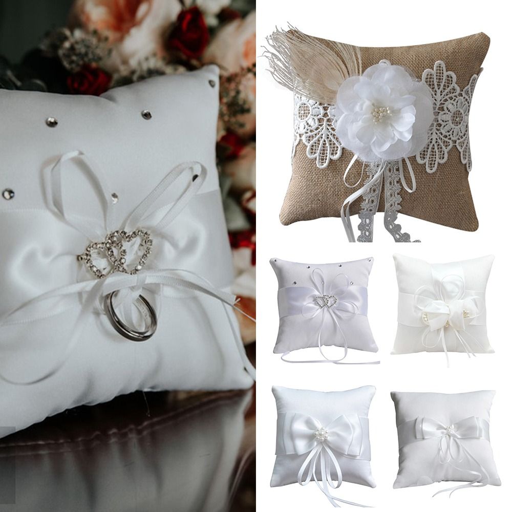 15*15 センチメートル 20*20 センチメートルリング - Ring Bearer Pillow のレビューと価格