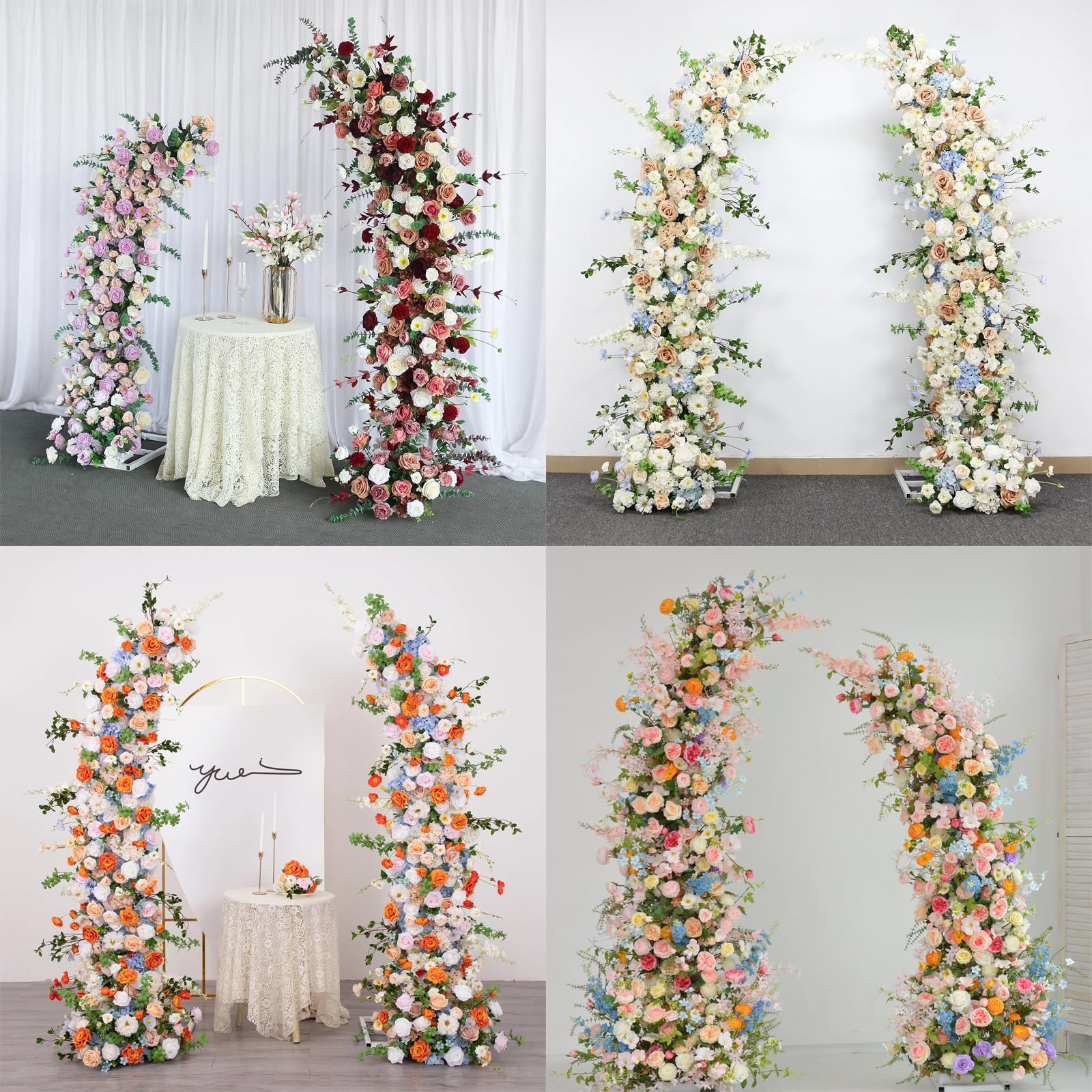 ハーフアーチバルーンスタンド、フラワースタンドの装飾、誕生日 - Wedding Balloon Arch のレビューと価格