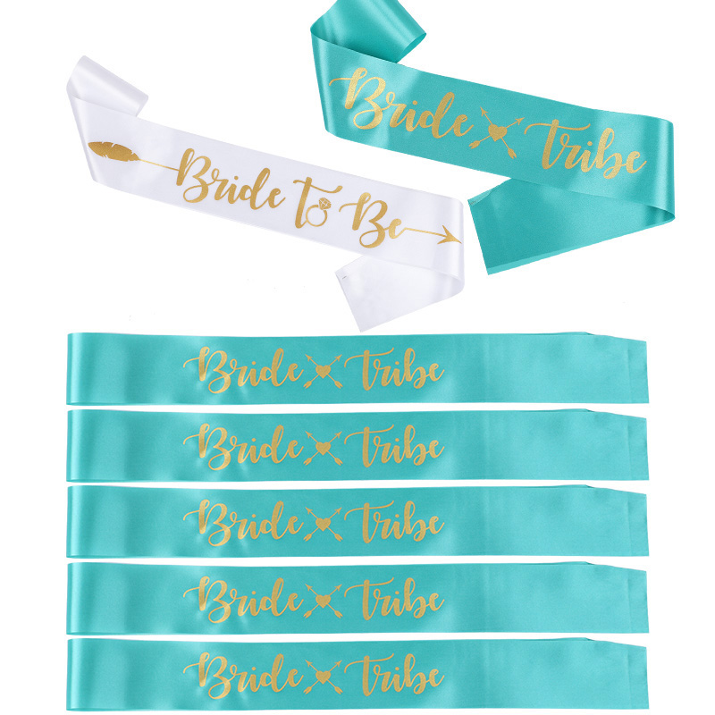 1 セット花嫁になる花嫁部族サッシュ結婚式ブライダルシャワー - Bride Tribe Sash のレビューと価格
