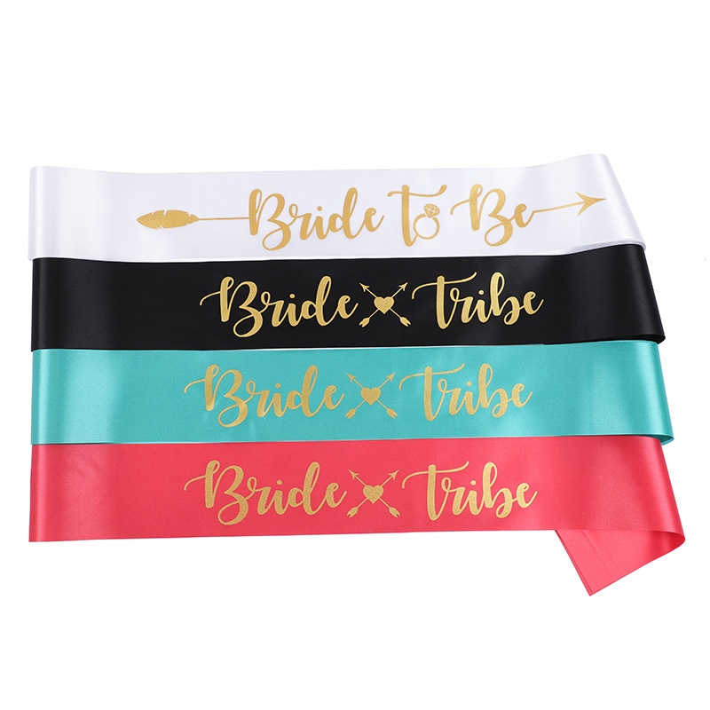 1 セット花嫁になる花嫁部族サッシュ結婚式ブライダルシャワー - Bride Tribe Sash のレビューと価格