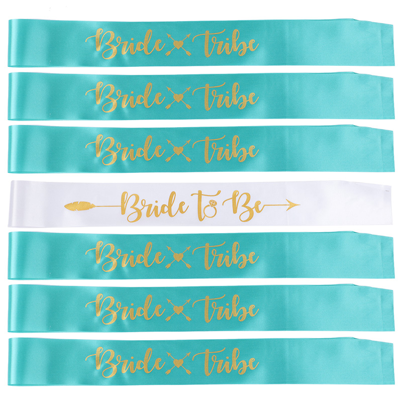 1 セット花嫁になる花嫁部族サッシュ結婚式ブライダルシャワー - Bride Tribe Sash のレビューと価格