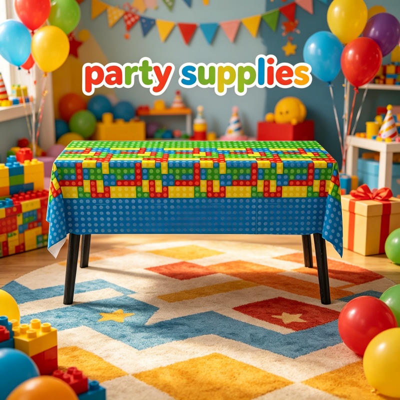 ビルディングブロックブリックスタイルのテーブルクロススタイリ - Wedding Day Supply Kit のレビューと価格