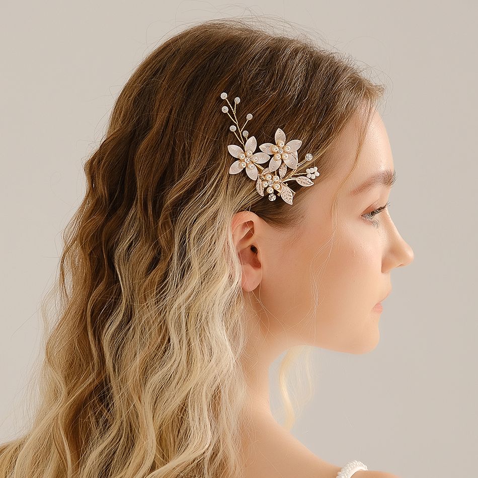女性のための手作りの真珠のヘアクリップ,結婚式のヘアアクセサ - Wedding Supply Store のレビューと価格
