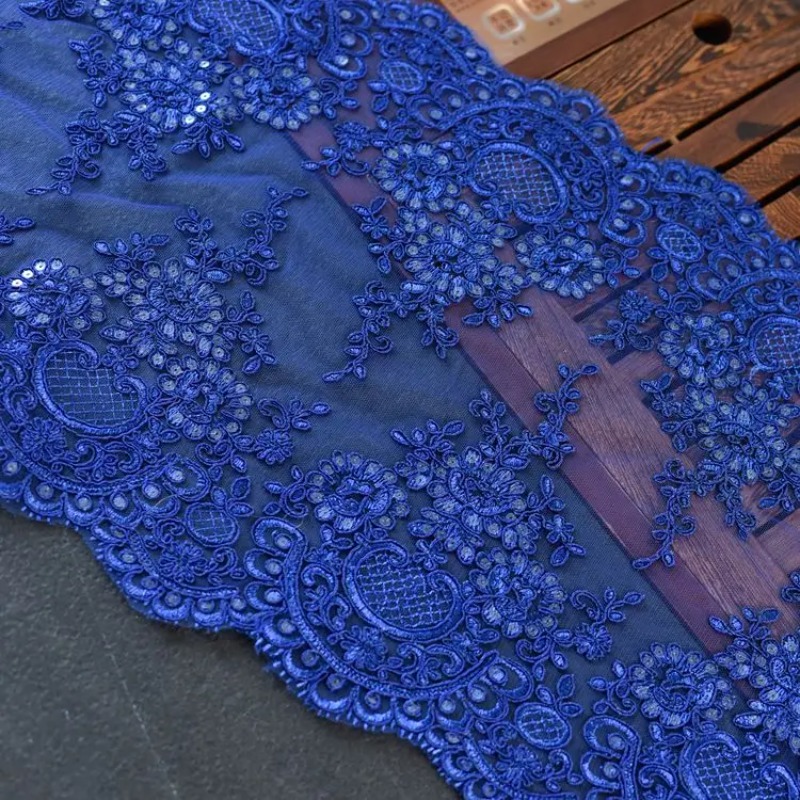 高品質マルチカラーシークインレース生地、ウェディングドレス用 - Table Runner Sequin のレビューと価格