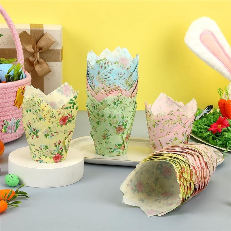 A11I ケーキデザートカップケーキライナー、フラワーペーパ - Wedding Cake Supply のレビューと価格