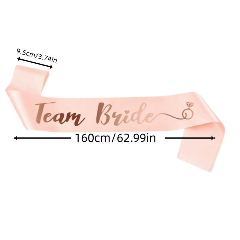 チームブライドサッシュ、6枚のチームブライドサッシュ、ブライ - Bride Tribe Sash のレビューと価格