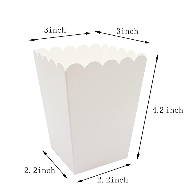 12 個紙キャンディーカートンポップコーンボックスパーティー - Wedding Favor Box のレビューと価格
