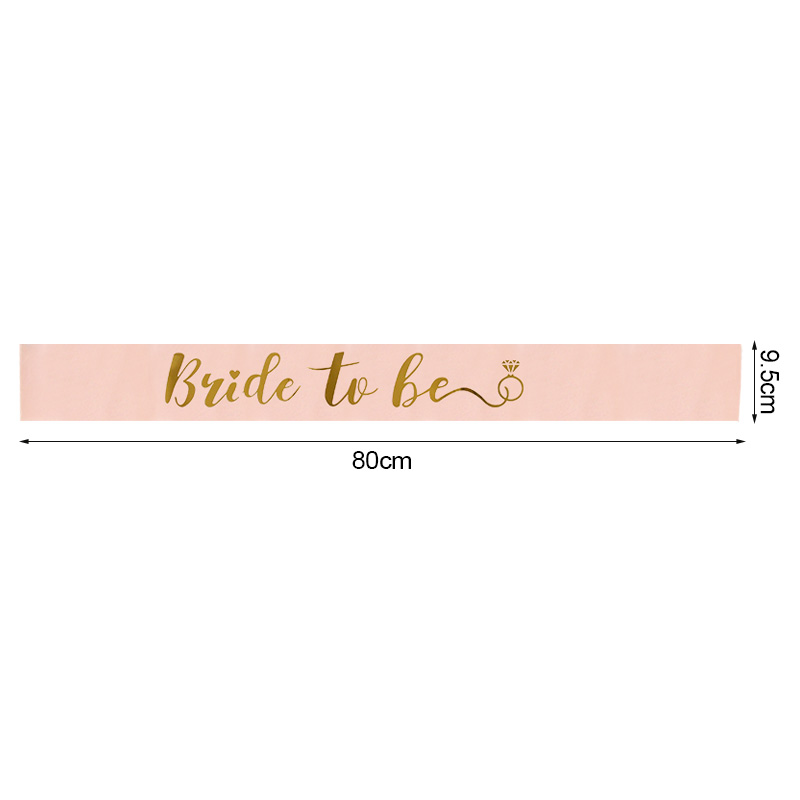 1セット花嫁はチーム花嫁カバーチェアスパンデックスのための結 - Bride Tribe Sash のレビューと価格