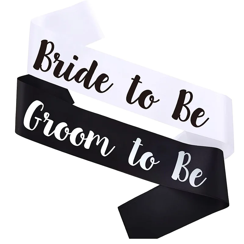 新郎、花嫁、サッシュ、ブライダルシャワー、独身、独身パーティ - Bride Tribe Sash のレビューと価格