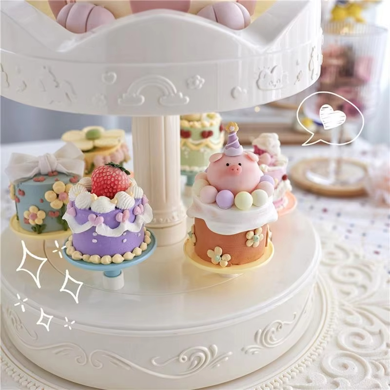 自動回転ケーキスタンド,マカロンディスプレイ,ケーキターンテ - Wedding Cake Supply のレビューと価格