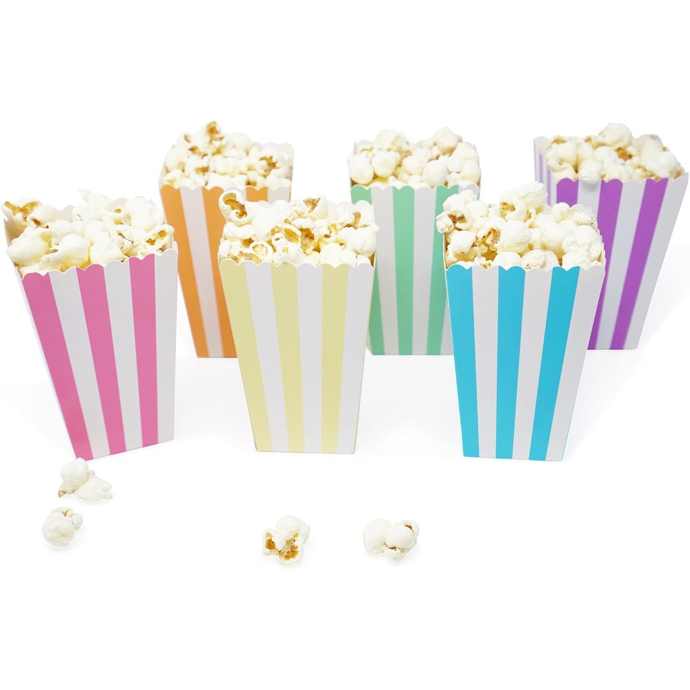 誕生日、ブライダル、ベビーシャワー用のミニポップコーン＆キャ - Wedding Favor Box のレビューと価格