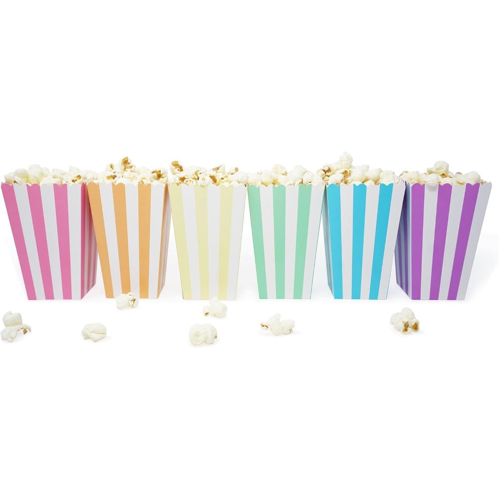 誕生日、ブライダル、ベビーシャワー用のミニポップコーン＆キャ - Wedding Favor Box のレビューと価格