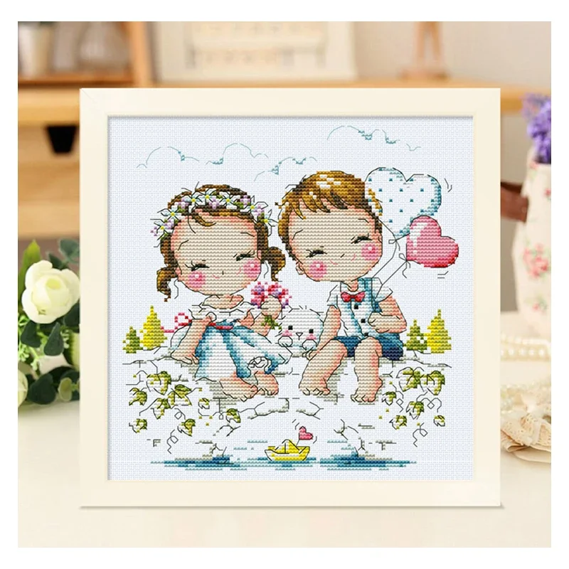 Amishop カウントクロスステッチキット、素敵なゴールド - Wedding Package Gold のレビューと価格