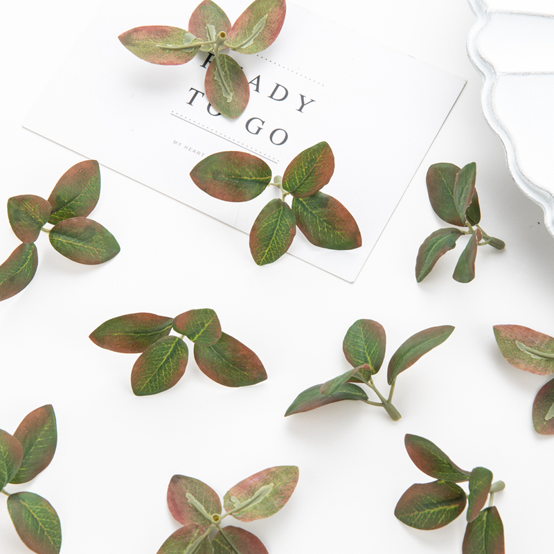 造花シルク茶葉フェイク植物DIYスクラップブックキャンディボ - Wedding Favor Box のレビューと価格