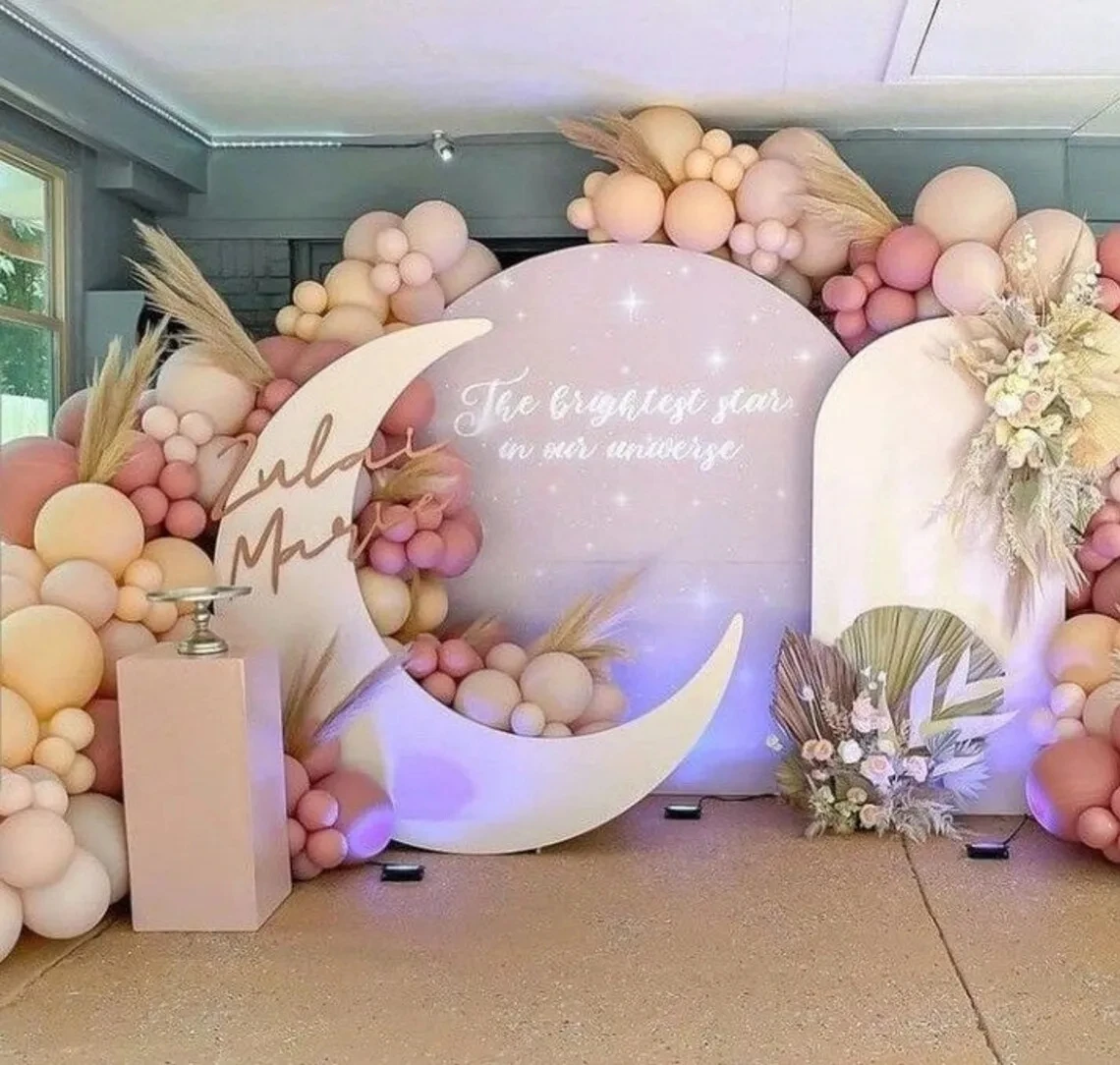 4 個カスタムアーチ型フレームとカバー背景結婚式の装飾スタジ - Wedding Balloon Arch のレビューと価格