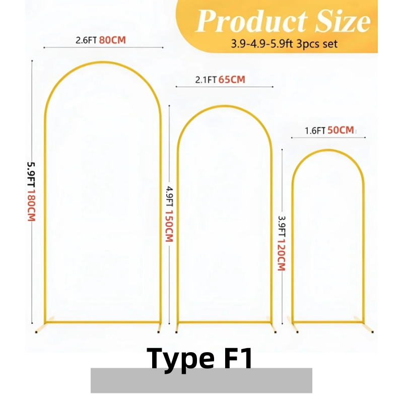 EU 倉庫ゴールドメタルバルーンアーチセット大型ウェディング - Wedding Balloon Arch のレビューと価格