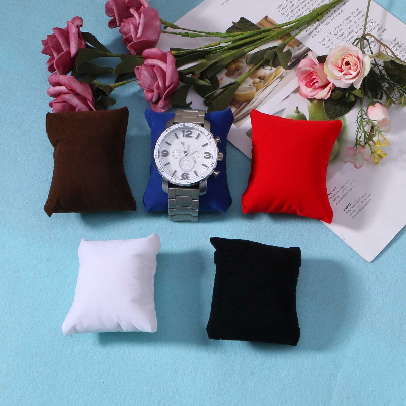 10ピース/セットベルベットブレスレット時計枕多色ジュエリー - Ring Bearer Pillow のレビューと価格