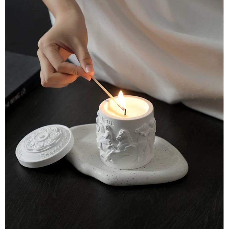 香り付きキャンドルギフトボックス、寝室用睡眠アロマセラピーセ - Wedding Favor Box のレビューと価格
